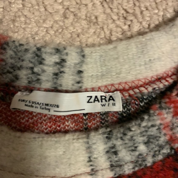 Zara plaid sweater - Picture 3 of 4